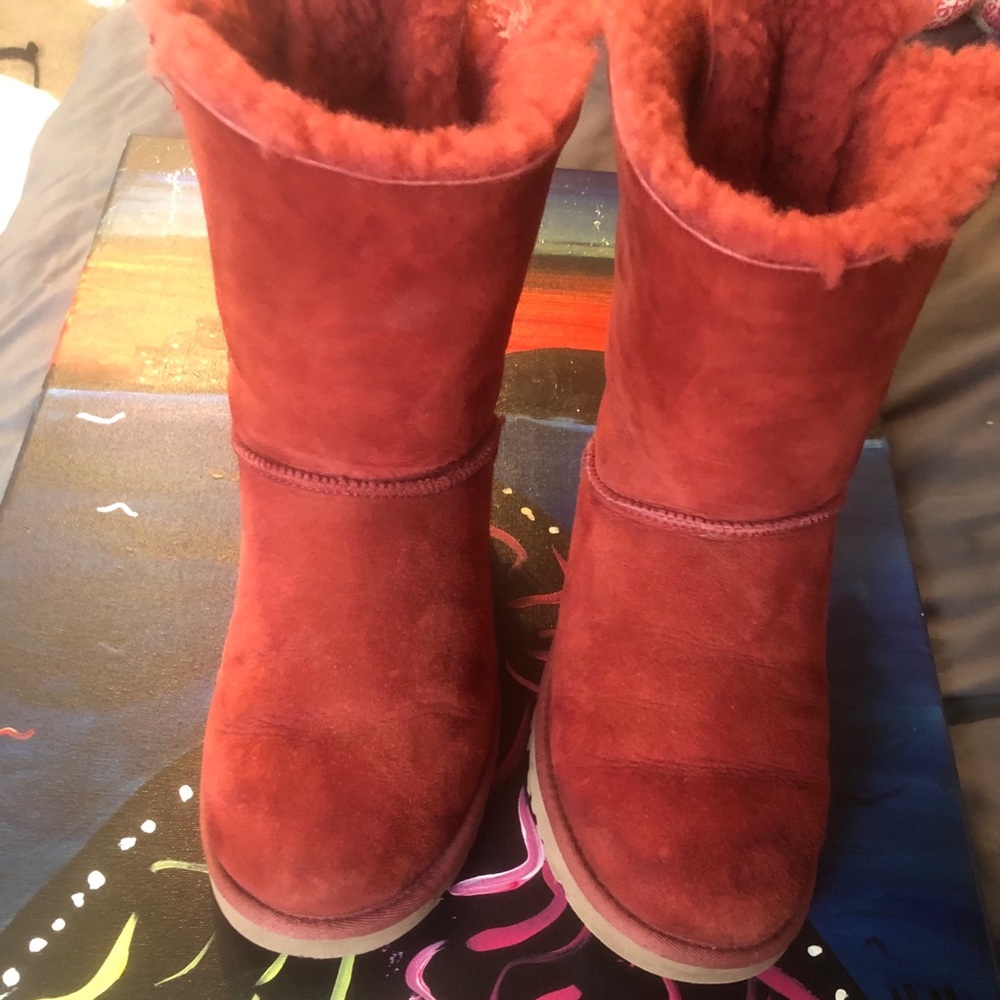 Burgundy Ugg’s worn a couple times